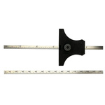 134mm Imperial, Metric Depth Gauge, Steel, 47g