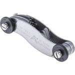 RS PRO, 28 Blades Thread Pitch Gauge, Imperial/Metric thread type