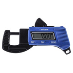RS PRO Thickness Meter, 0mm - 12mm, ±0.1 mm Accuracy, 0.01 mm Resolution, LCD Display