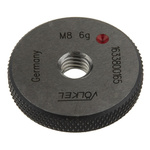 Volkel M8 x 1.25 Ring Thread Gauge Ring Gauge, 1.25mm Pitch Diameter