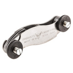 RS PRO, 18 Blades Thread Pitch Gauge, Metric thread type