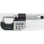 RS PRO External Micrometer, Range 0 mm →25 mm, With UKAS Calibration