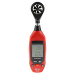 RS PRO RS-90 NTC, Rotary Vane Anemometer, 25m/s Max, Measures Air Temperature, Air Velocity