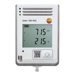 Testo 160 IAQ Data Logging Air Quality Meter for CO2, Humidity, Temperature, +50°C Max, 100%RH Max, Battery-Powered