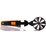 Testo Vane Probe for Air Velocity, Temperature, +70°C Max, Battery-Powered