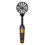 Testo Vane Probe for Air Velocity, Temperature, Volume Flow, +70°C Max, Battery-Powered