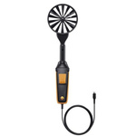 Testo Vane Probe for Air Velocity, Temperature, Volume Flow, +70°C Max