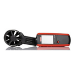 RS PRO Vane Anemometer, 30m/s Max, Measures Air Flow, Air Velocity, Temperature