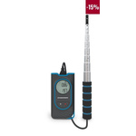 SAUERMANN. Hotwire Anemometer, 30m/s Max, Measures Air Flow, Air Velocity, Temperature