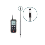 Testo 425 Telescopic Vane Anemometer, 30m/s Max, Measures Air Velocity, Temperature, Volume Flow