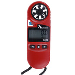 Kestrel KESTREL 3000 Rotary Vane Anemometer, 40m/s Max, Measures Air Velocity, Altitude, Dew Point, Heat Index,