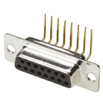 A-DF 09 AA/Z | ASSMANN WSW A-DF 9 Way Right Angle Through Hole D-sub Connector Socket, 2.77mm Pitch