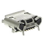 10103594-0001LF | Amphenol ICC Right Angle, SMT, Socket Type B 2.0 USB Connector