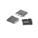 693071030811 | Wurth Elektronik, WR-CRD 8 Way Horizontal Micro SD MicroSD Card Connector With Solder Termination