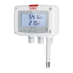 KIMO TH210 Handheld Hygrometer, ±1.5 %RH Accuracy, +100°C Max, 100%RH Max