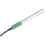 Hanna Instruments HI-1296D Titanium pH Analysis Electrode, 0 to +60 °C, 0 to 12 pH