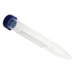 RS PRO 15ml HDPE (Cap), Polypropylene (Tube) Narrow Neck Storage Bottle