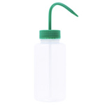 RS PRO 500ml LDPE Wide Neck Wash Bottle