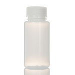 RS PRO 125ml HDPE Wide Neck Storage Bottle