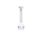RS PRO 100ml Borosilicate Glass Narrow Neck Volumetric Flask