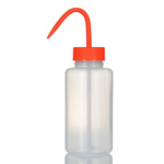 RS PRO 250ml LDPE Wide Neck Wash Bottle