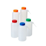 RS PRO 500ml LDPE Wide Neck Wash Bottle