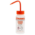 RS PRO 250ml LDPE Wide Neck Wash Bottle