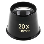 RS PRO Magnifier, 20X x Magnification, 30mm Diameter