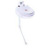 RS PRO LED Magnifying Lamp with Table Clamp Mount, 3dioptre, 125mm Lens Dia., 125mm Lens