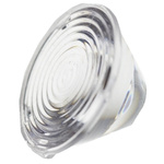 Carclo 10208 LED Lens, 19 ° Medium Angle Ripple, Spot Beam
