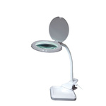 RS PRO LED Magnifying Lamp with LED Lamp, 3dioptre, 100mm Lens Dia., 100mm Lens