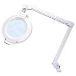 RS PRO LED Magnifier Lamp with Table Clamp Mount, 3 dpt, 12 dpt, 175mm Lens Dia., 175mm Lens