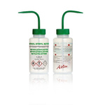 RS PRO 500ml LDPE Wide Neck Wash Bottle