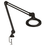 Luxo KFM LED ESD LED Magnifying Lamp with Table Clamp Mount, 5dioptre
