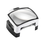 Eschenbach 1566 LED Magnifying Lamp with Table Lamp, 12dioptre, 100 x 75mm Lens