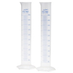 RS PRO PMP Measuring Cylinder, 500ml