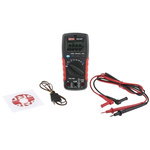 RS PRO IDM66RT Handheld Digital Multimeter, True RMS, 10A ac Max, 10A dc Max, 1000V ac Max