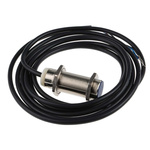 Telemecanique Sensors Inductive Barrel-Style Proximity Sensor, M18 x 1, 5 mm Detection, PNP Output, 12 → 24 V