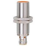 ifm electronic Inductive Barrel-Style Proximity Sensor, M18 x 1, 7.5 mm Detection, PNP & NPN Output, 10 → 30 V