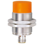 ifm electronic Inductive Barrel-Style Proximity Sensor, M30 x 1.5, 23 mm Detection, PNP & NPN Output, 10 → 30 V