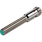 Pepperl + Fuchs Inductive Barrel-Style Proximity Sensor, M8 x 1, 3 mm Detection, PNP Output, 5 → 30 V dc, IP67