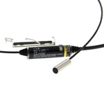 Omron Barrel-Style Inductive Proximity Sensor, 1.5 mm Detection, NO Output, 12 → 24 V, IP67