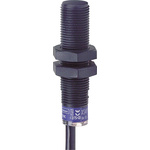 Telemecanique Sensors Inductive Barrel-Style Proximity Sensor, M12 x 1, 4 mm Detection, PNP Output, 48 V dc, IP68