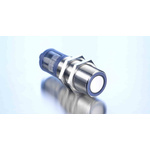 Microsonic MIC Series Ultrasonic Barrel-Style Ultrasonic Sensor, M30 x 1.5, 2000 mm Detection, PNP Output, 9 →