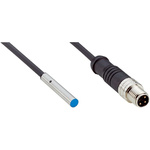 Sick IMM Series Inductive Barrel-Style Inductive Proximity Sensor, M4 x 0.5, 0.8 mm Detection, PNP Output, 10 →