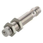 Carlo Gavazzi ICS08 Series Inductive Barrel-Style Inductive Proximity Sensor, M8 x 1, 2 mm Detection, NPN Output, 10