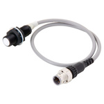 Omron E2EQ Series Inductive Barrel-Style Proximity Sensor, M12, 3 mm Detection, DC 2-wire Output, 10 → 30 V dc,