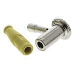 Staubli Yellow, Female Test Connector Adapter With Copper contacts and Gold Plated