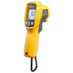 Fluke 62 MAX PLUS Infrared Thermometer, Max Temperature +650°C, ±1 %, Centigrade, Fahrenheit With RS Calibration