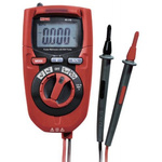 RS PRO RS-218 Handheld Digital Multimeter, True RMS, 200mA ac Max, 200mA dc Max, 600V ac Max - RS Calibrated
